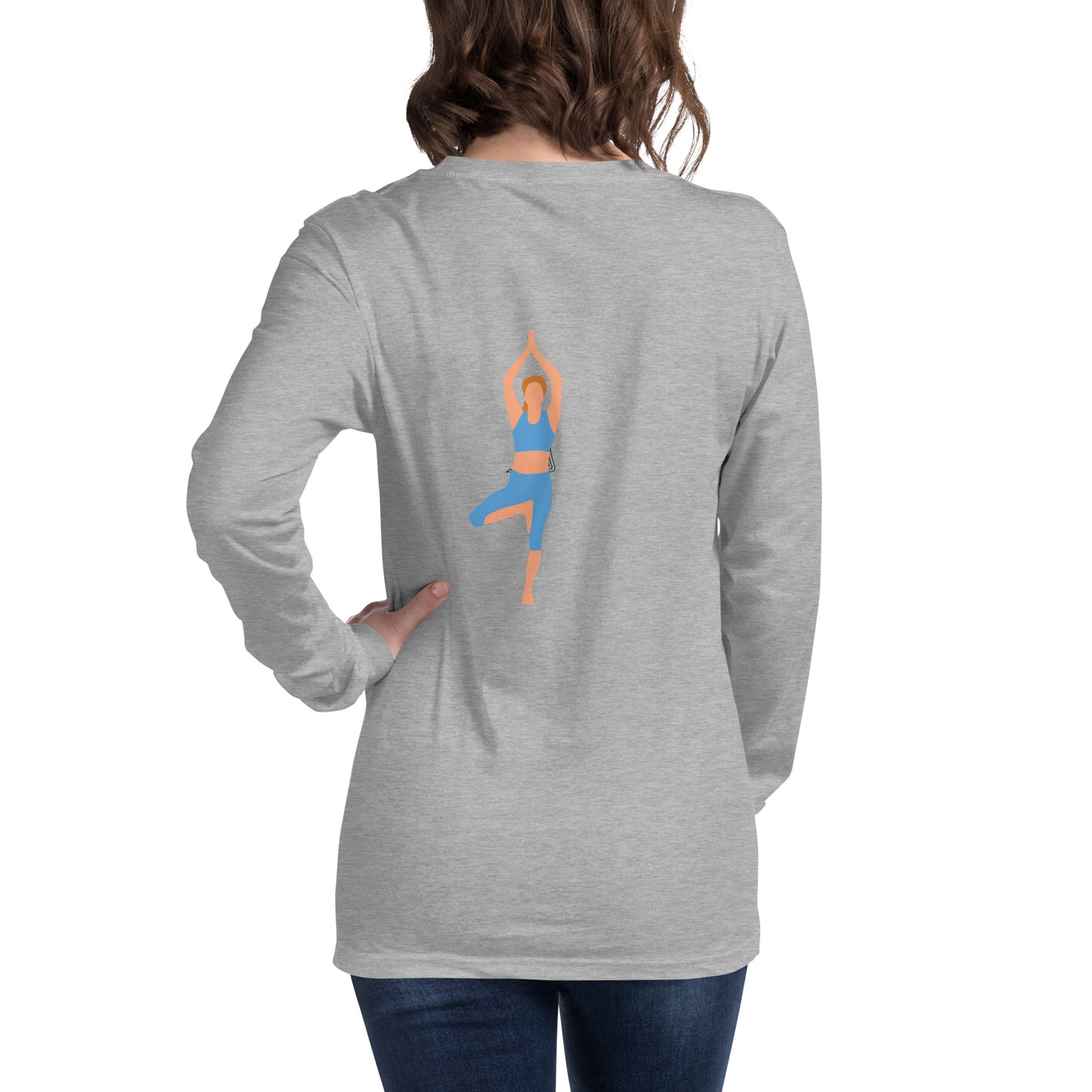 women Long Sleeve Tee for yoga