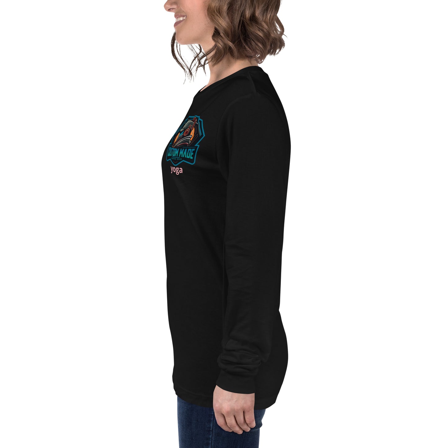 women Long Sleeve Tee for yoga