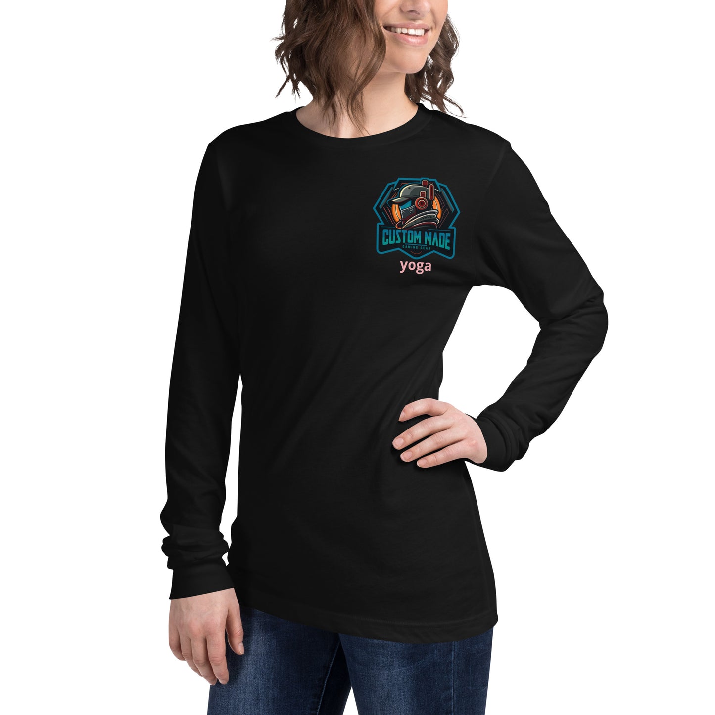 women Long Sleeve Tee for yoga