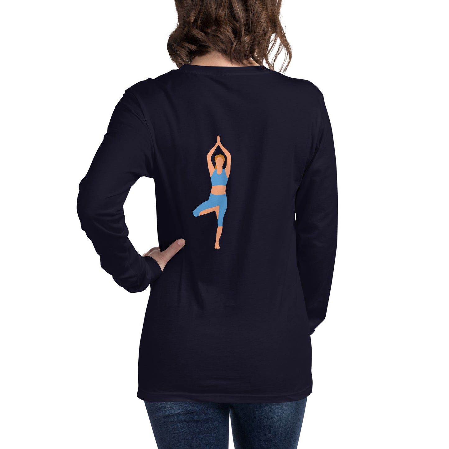 women Long Sleeve Tee for yoga