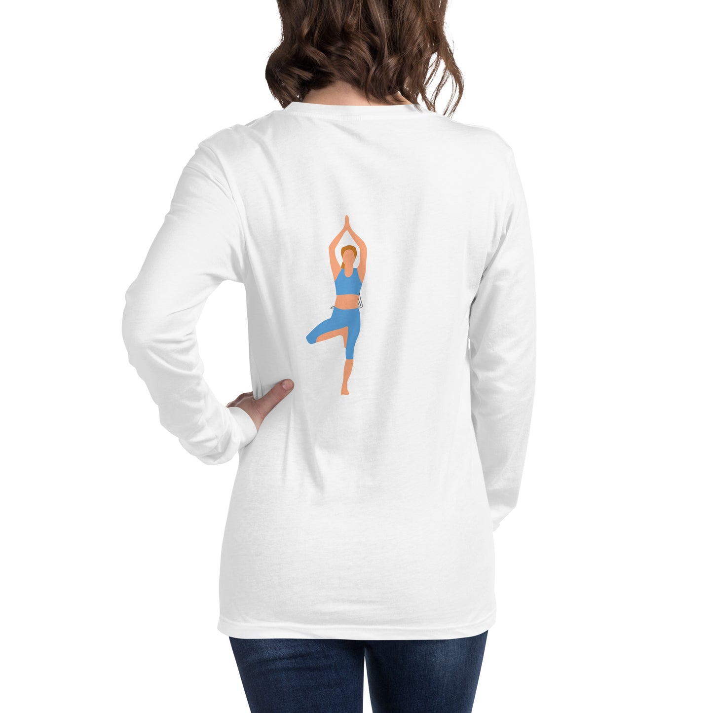 women Long Sleeve Tee for yoga